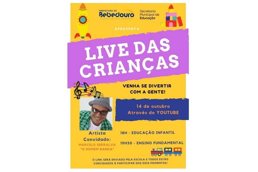 SEMEB realiza live em comemoração ao Dia das Crianças